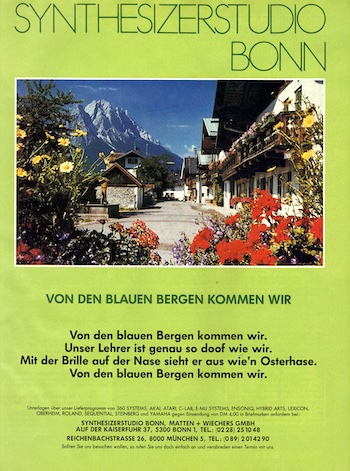 VON DEN BLAUEN BERGEN KOMMEN WIR