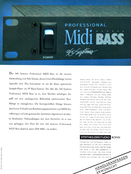 Professional Midi BASS