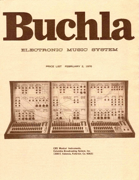 Buchla Electronic Music System