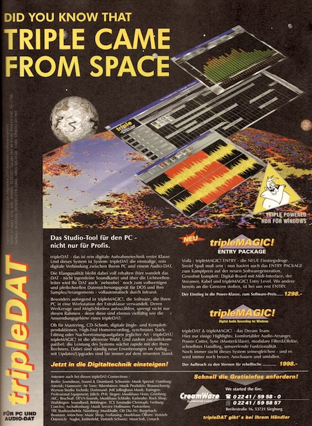 JDid you know that TRIPLE CAME FROM SPACE