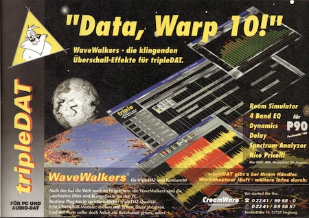 „Data, Warp 10!“ - WaveWalkers - die klingenden Überschall-Effekte für tripleDAT