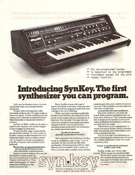 Introducing SynKey. The first Synthesizer you can program.