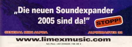 „Die neuen Soundexpander 2005 sind da“