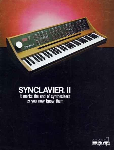 SYNCLAVIER II - It marks the end of synthesizers as you now know them