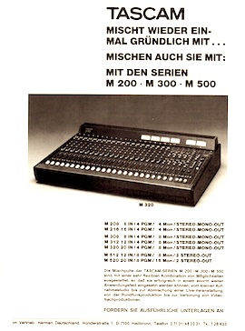 TASCAM mischt wieder einmal gründlich mit ... Mischen auch Sie mit ...