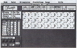 Die Hauptseite von Freestyle 3.1