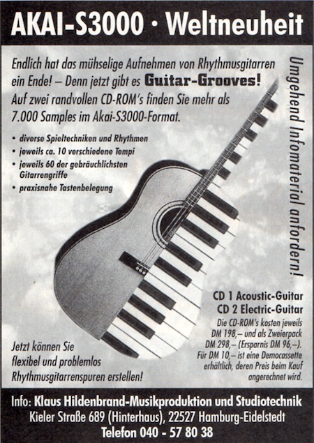 AKAI-S3000 - Weltneuheit - Guitar Grooves