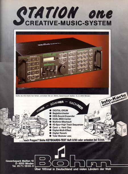 STATION One Creative-Music-System - VorHer - BöhmHer - NachHer