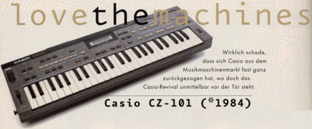 CASIO: CZ-101 - Love The Machines