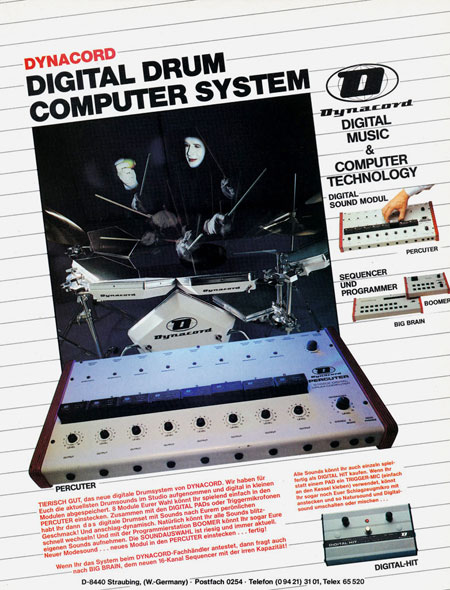 DYNACORD - Digital Drum Computer System