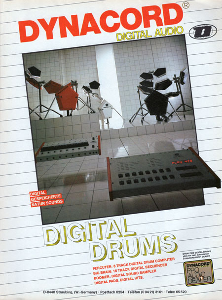 DYNACORD DIGITAL AUDIO - Digital Drums