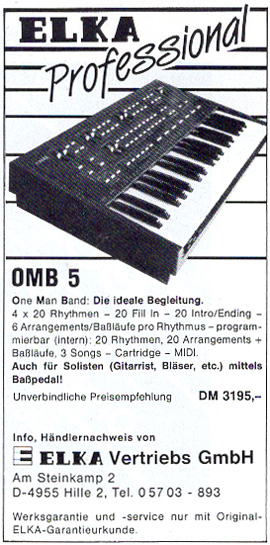 OMB 5 - One Man Band: Die ideale Begleitung