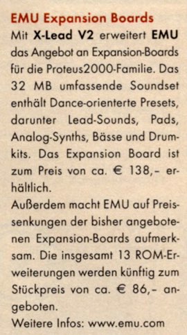 EMU Expansion Boards
