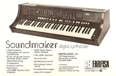 Soundmaker digital synthesizer