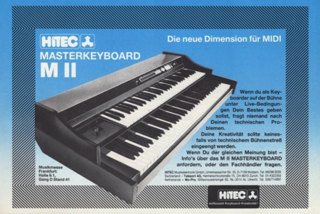 HITEC Masterkeyboard M II - Die neue Dimension für MIDI