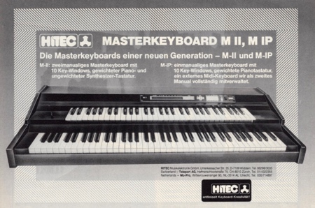 HITEC Masterkeyboard M II, M IP - Die Masterkeyboards einer neuen Generation