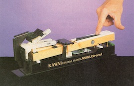 Die Tastaturmechanik des CA-840.