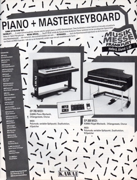 Piano + Masterkeyboard KAWAI EP-705 M im Test: ...