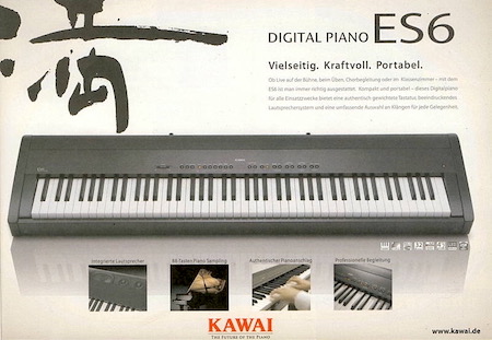 Digital Piano ES6 - Vielseitig. Kraftvoll. Portabel.