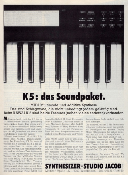 K5: Das Soundpaket.