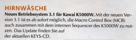 Neues Betriebssystem