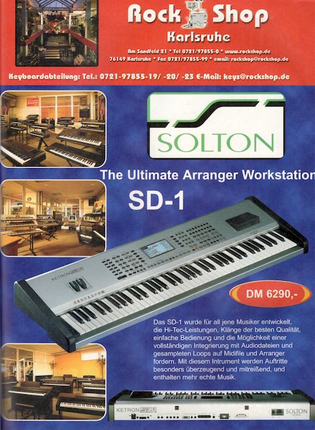 The Ultimate Arranger Workstation SD-1