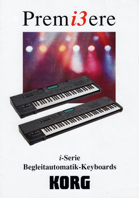 Premi3ere i-Serie Begleitautomatik-Keyboards