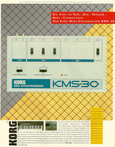 Der KORG-MIDI-Syncronizer KMS-30