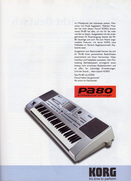PA80 - Professional Arranger