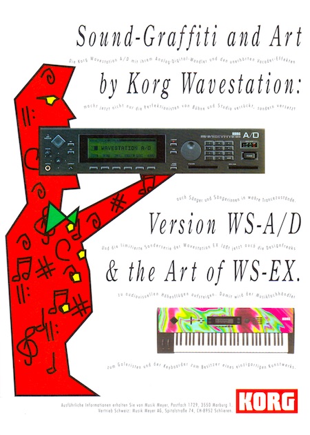 Sound-Graffiti and Art by Korg Wavestation: Version WS-A/D
