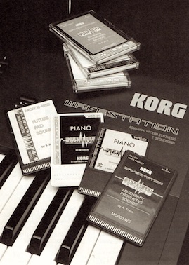 KORG 01/W: Sound-Cards