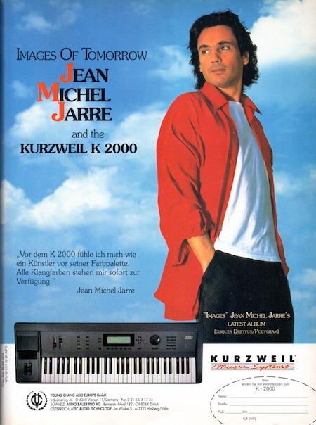 Images Of Tomorrow - Jean Michel Jarre and the KURZWEIL K 2000