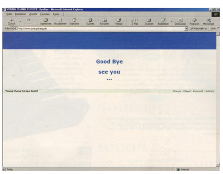 Good Bye - See you ...