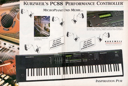 KURZWEIL’s PC88 Performance Controller MicroPiano und mehr...
