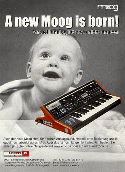 A new Moog is born! Virtuell analog ist eben nicht analog!