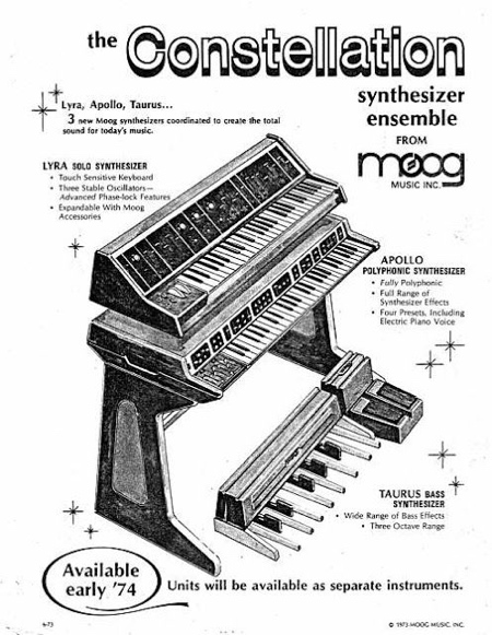the Constellation - synthesizer ensemble from moog Music Inc.