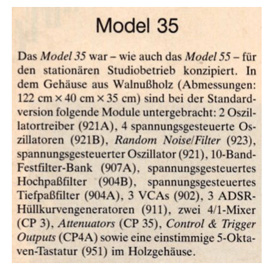 Moog Model 35