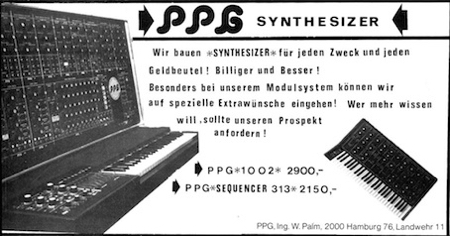 PPG Synthesizer - Wir bauen ✳︎SYNTHESIZER✳︎ für jeden Zweck und jeden Geldbeutel! Billiger und Besser!