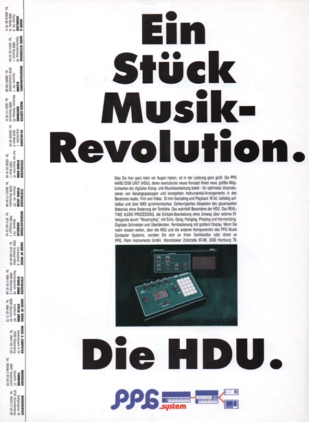 Ein Stück Musik-Revolution. Die HDU.