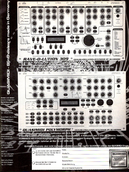QUASIMIDI - Synthesizers made in Germany