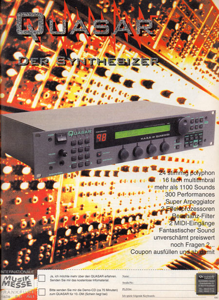 Quasar - Der Synthesizer