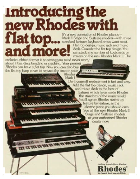 Introducing the new Rhodes with flat top... and more!