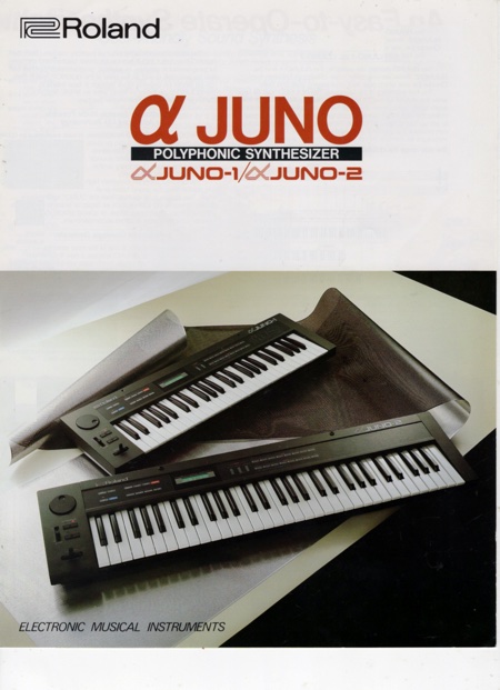 Alpha JUNO Polyphonic Synthesizer Alpha Juno-1/Alpha Juno-2