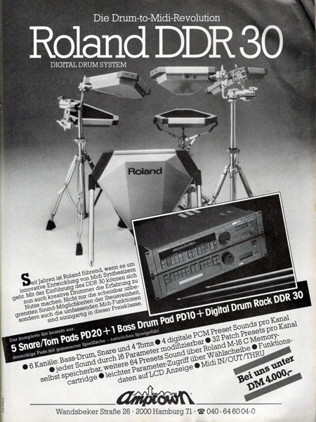 Die Drum-to-Midi-Revolution - DDR-30 Digital Drum System