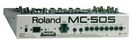 ROLAND: MC-505: Rückansicht