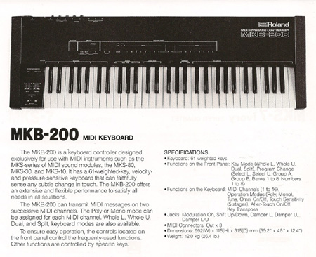 MKB-200 MIDI-Keyboard