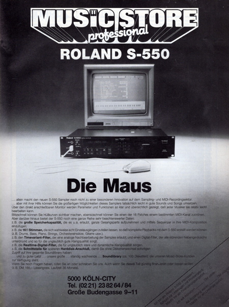 ROLAND S-550 - Die Maus