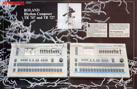ROLAND Rhythm Composer TR-707 und TR-727