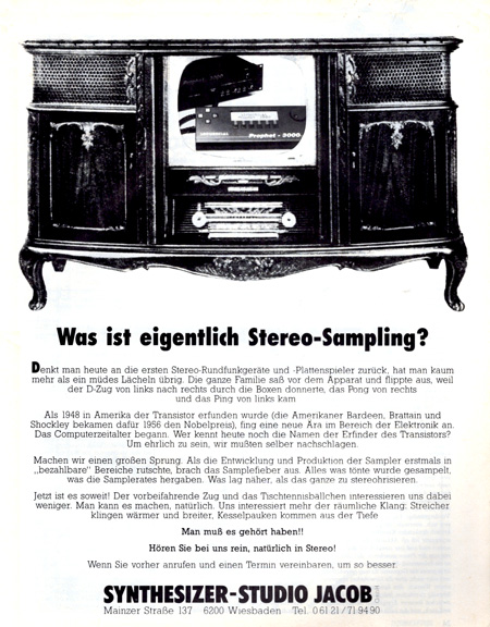 Was ist eigentlich Stereo-Sampling?
