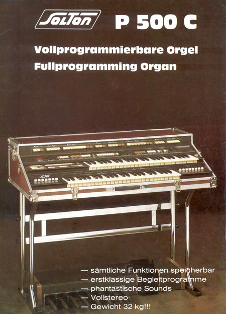 Solton P 500C - voll programmierbare Orgel